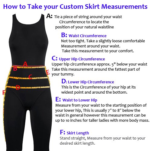How to take measurements for your custom skirts