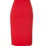 Red-pencil-Skirt-with-side-split-back