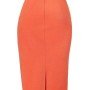 burnt-orange-pencil-skirt-with-back-lap-back-view