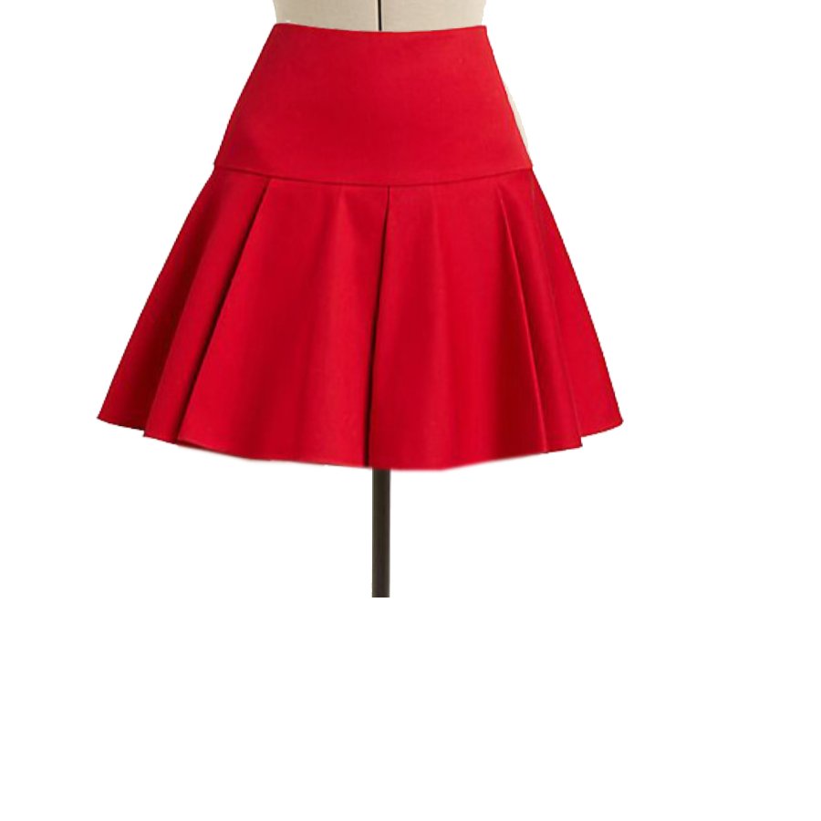 Red Short Skirt 16