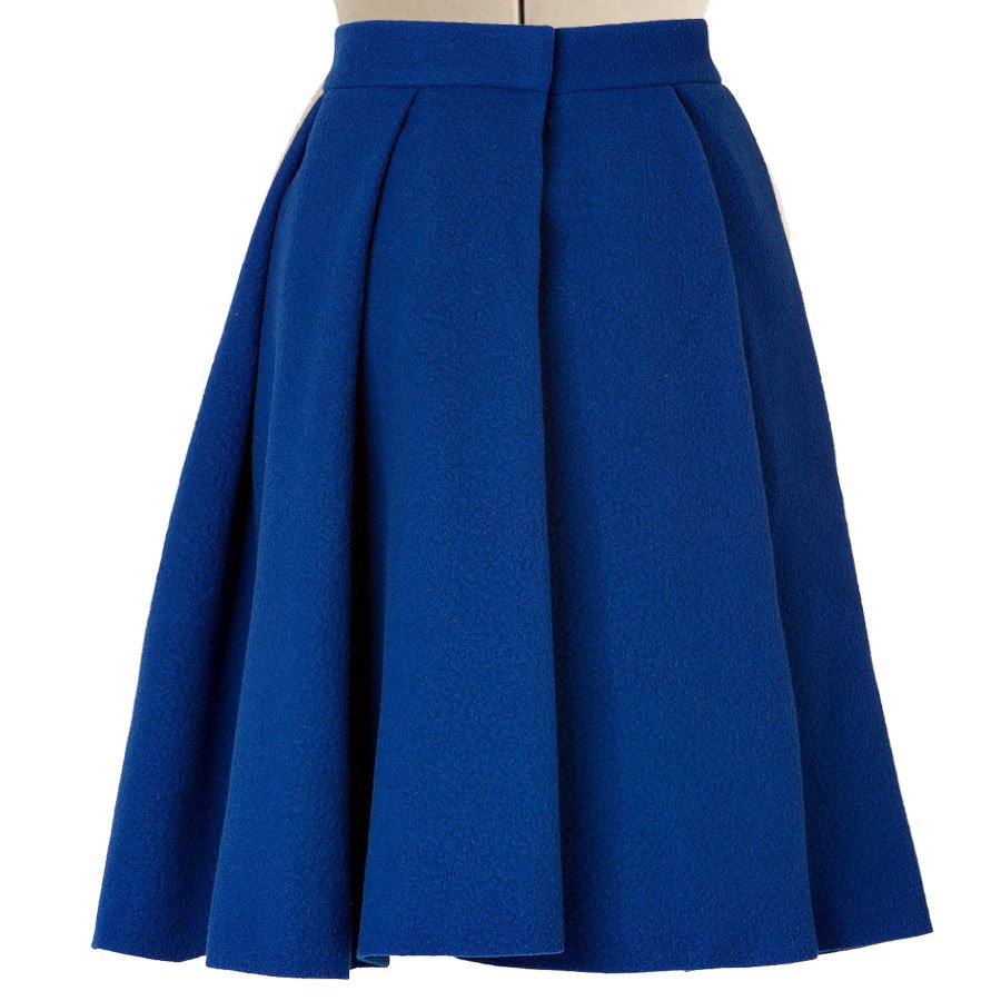 Pleated Blue Skirt 73