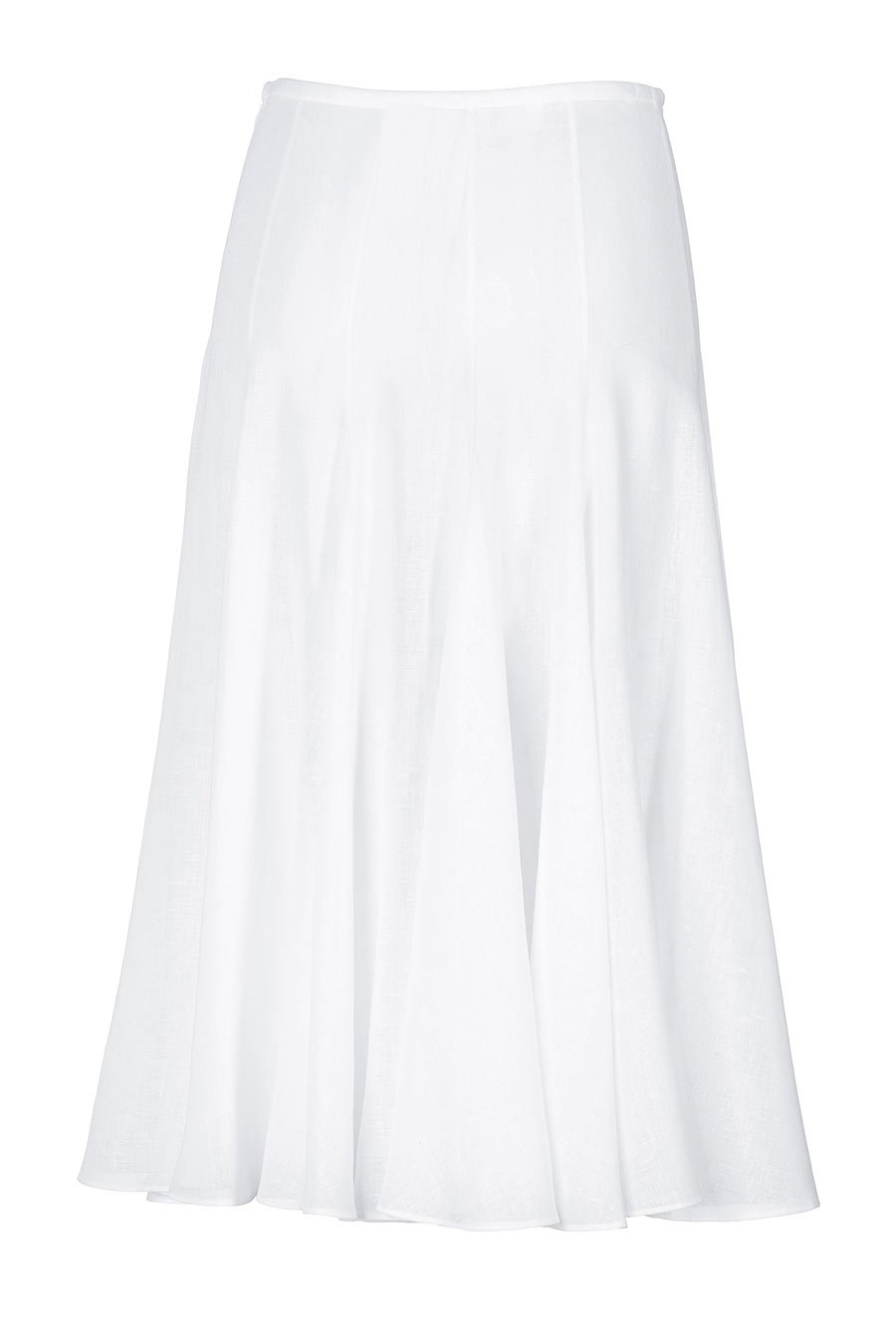 White Plus Size Skirt 121