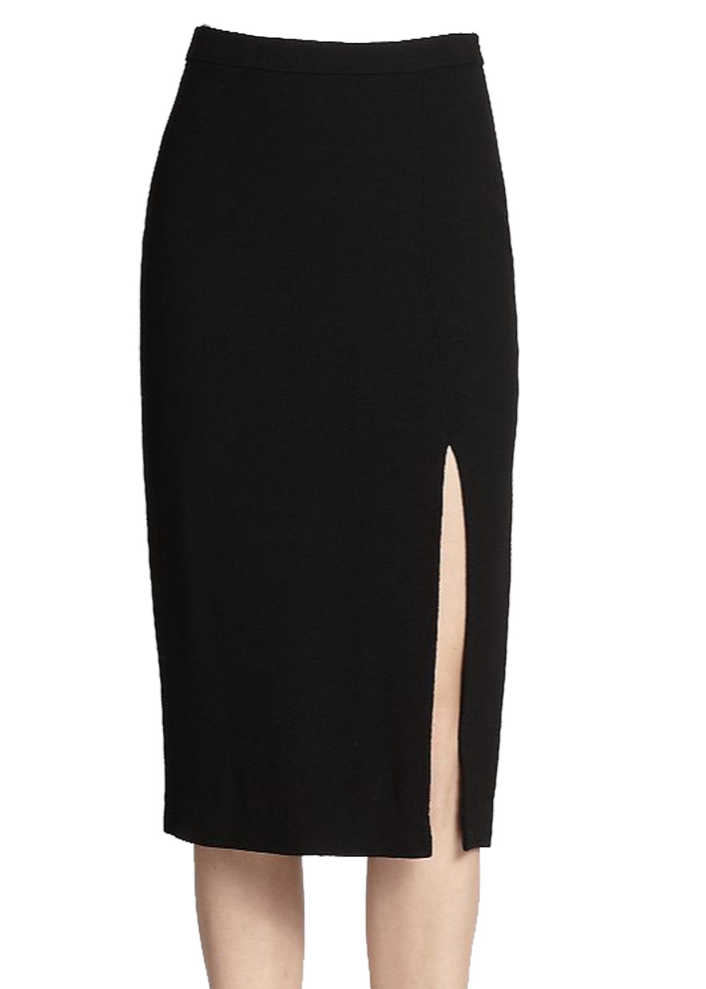 Fully lined Wool Blend Pencil Skirt with Side Split – Elizabeth's ...