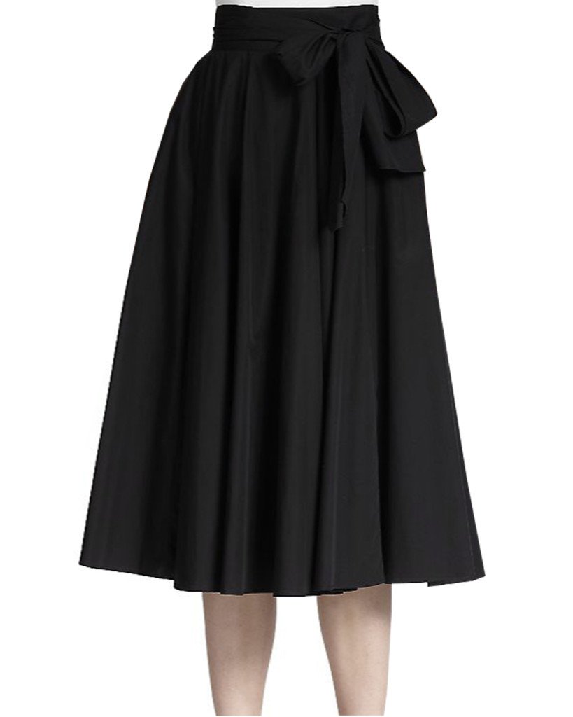 Black Wrap Circular Skirt Elizabeth's Custom Skirts
