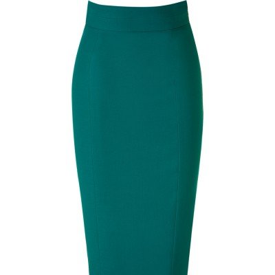 Emerald Green High waist pencil skirt | Elizabeth's Custom Skirts