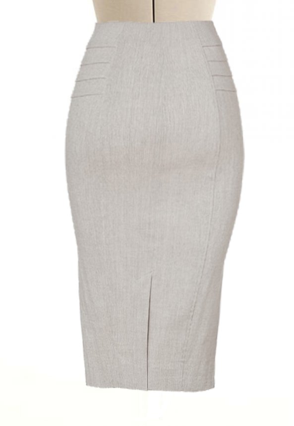 Linen Blend Pencil Skirt, Custom Handmade, Fully Lined, Wide Choices of ...
