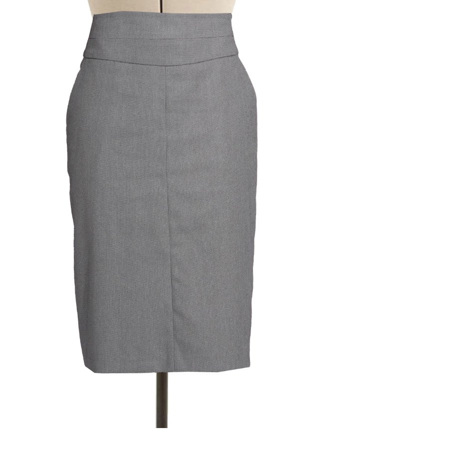 Grey High Waisted Wool Blend Pencil Skirt, Custom Fit, Handmade, Fully  Lined, Wool Blend Fabric – Elizabeth's Custom Skirts