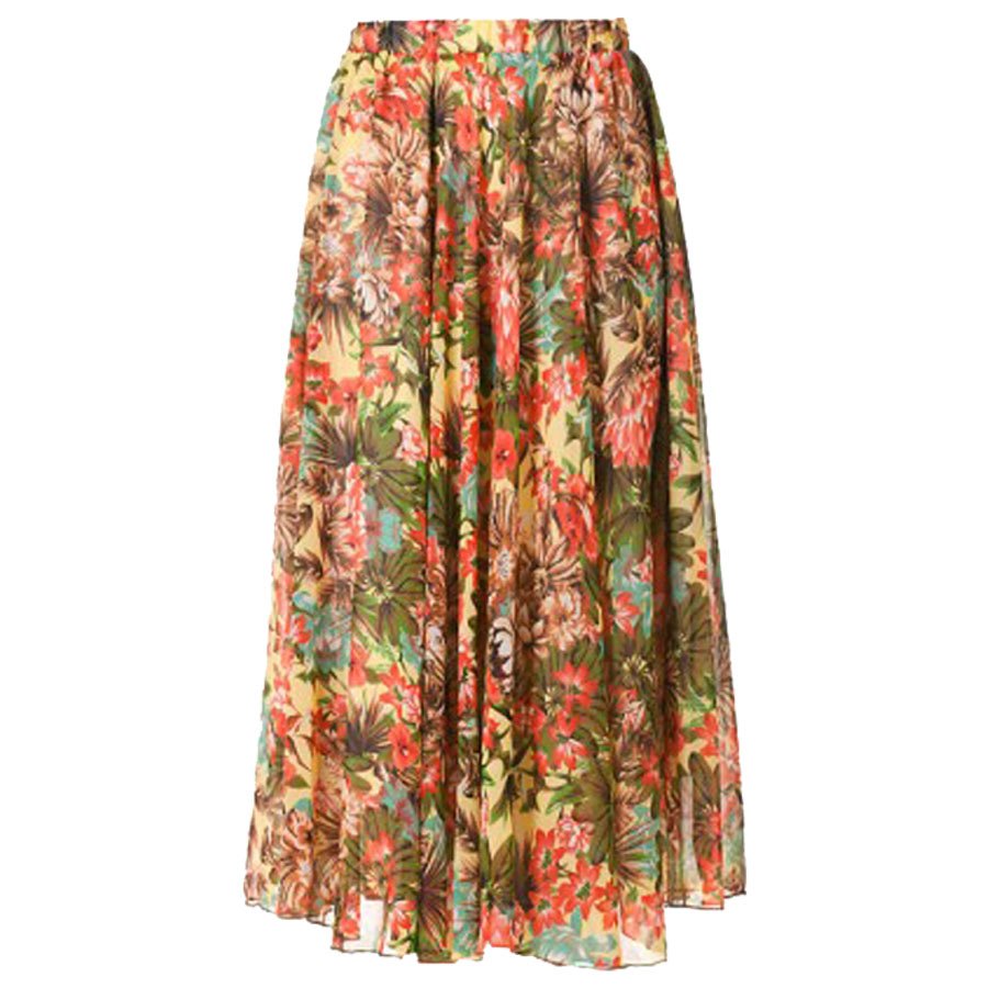 Floral Chiffon Skirt with Elastic Waist – Elizabeth's Custom Skirts